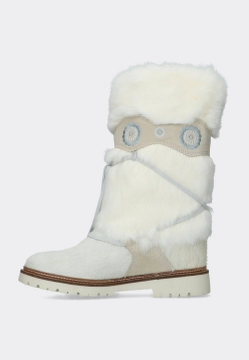 ŚNIEGOWCE DAMSKIE Z NATURALNEGO FUTRA OLANG ARTIKBTX