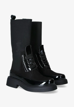 KOZAKI DAMSKIE Z DZIANINOWĄ CHOLEWKĄ T. SOKOLSKI SL Z24-183