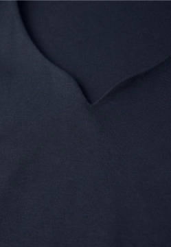 T-SHIRT DAMSKI Z DEKOLTEM W KSZTAŁCIE SERCA STREET ONE 1 QR324527