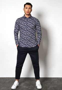 DŻERSEJOWA KOSZULA MĘSKA W KRATĘ DESOTO 68128-3