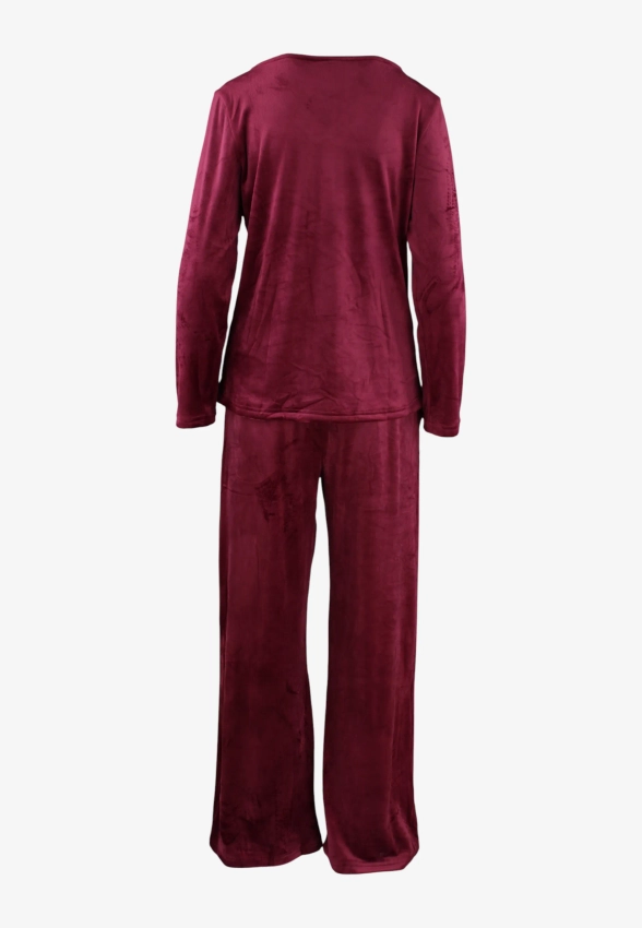 WELUROWA PIŻAMA DAMSKA PASTUNETTE 121252-210-4