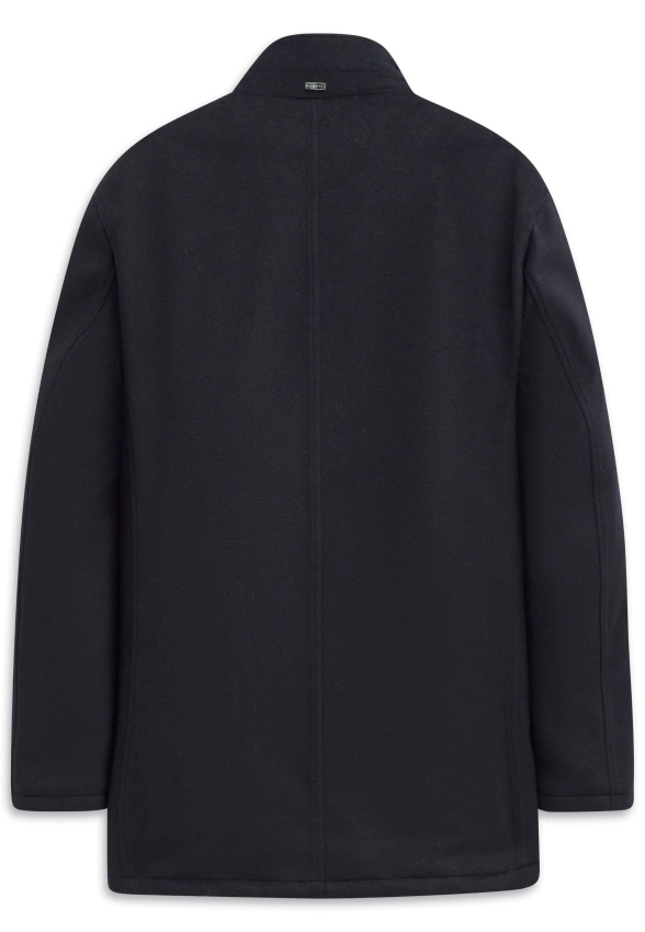 WEŁNIANA KURTKA MĘSKA Z PIKOWANĄ WSTAWKĄ BUGATTI 874328 81063C