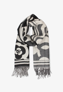 SZAL DAMSKI Z WISKOZY I WEŁNY Z ALPAKI YINHJ1625