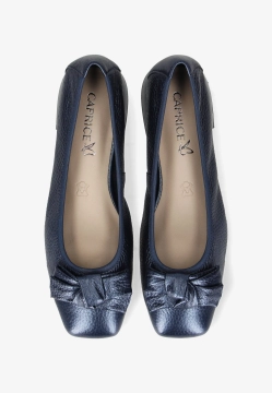 SKÓRZANE BALERINY DAMSKIE CAPRICE 9-22105-42