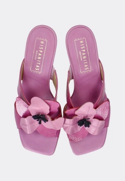 KLAPKI DAMSKIE NA OBCASIE Z KWIATKIEM HISPANITAS HV243290