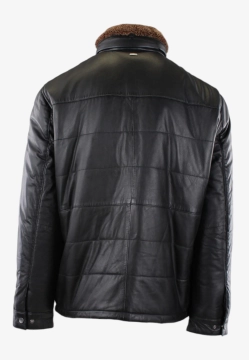 OCIEPLANA KURTKA SKÓRZANA MĘSKA BUGATTI 225 064