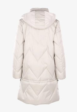 DŁUGA PIKOWANA KURTKA DAMSKA GREEN GOOSE 25705845