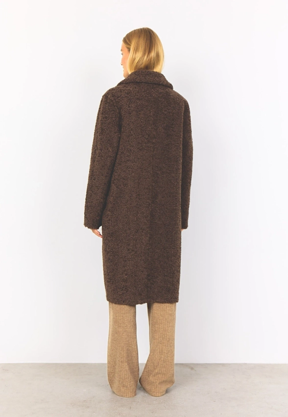 PŁASZCZ DAMSKI TYPU BOUCLE  SOYACONCEPT 40217