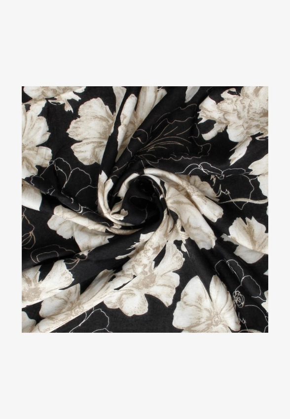 SZAL DAMSKI W KWIATOWY WZÓR Z WISKOZY S-113118