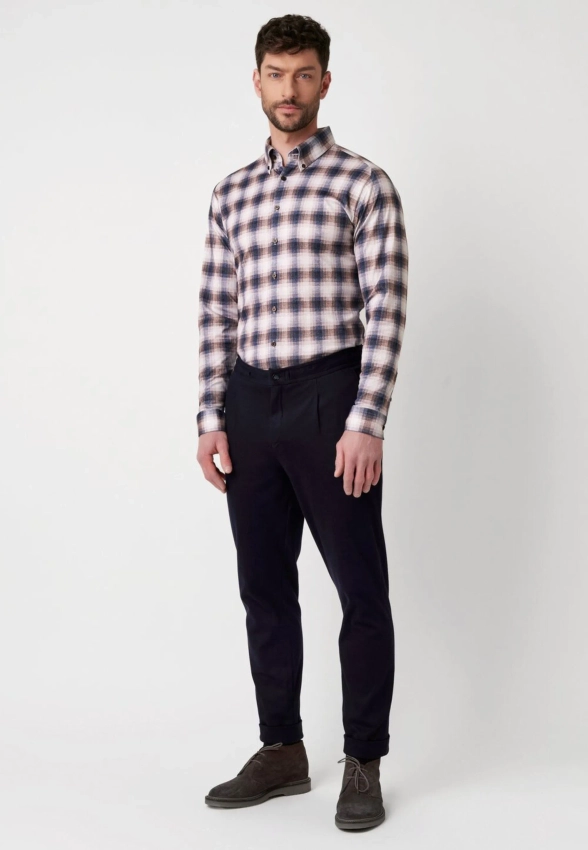KOSZULA MĘSKA W KRATĘ DESOTO 88503-3