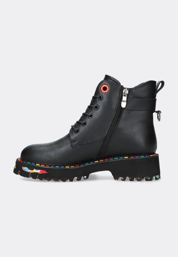 SKÓRZANE BOTKI DAMSKIE ARTIKER 55C0509