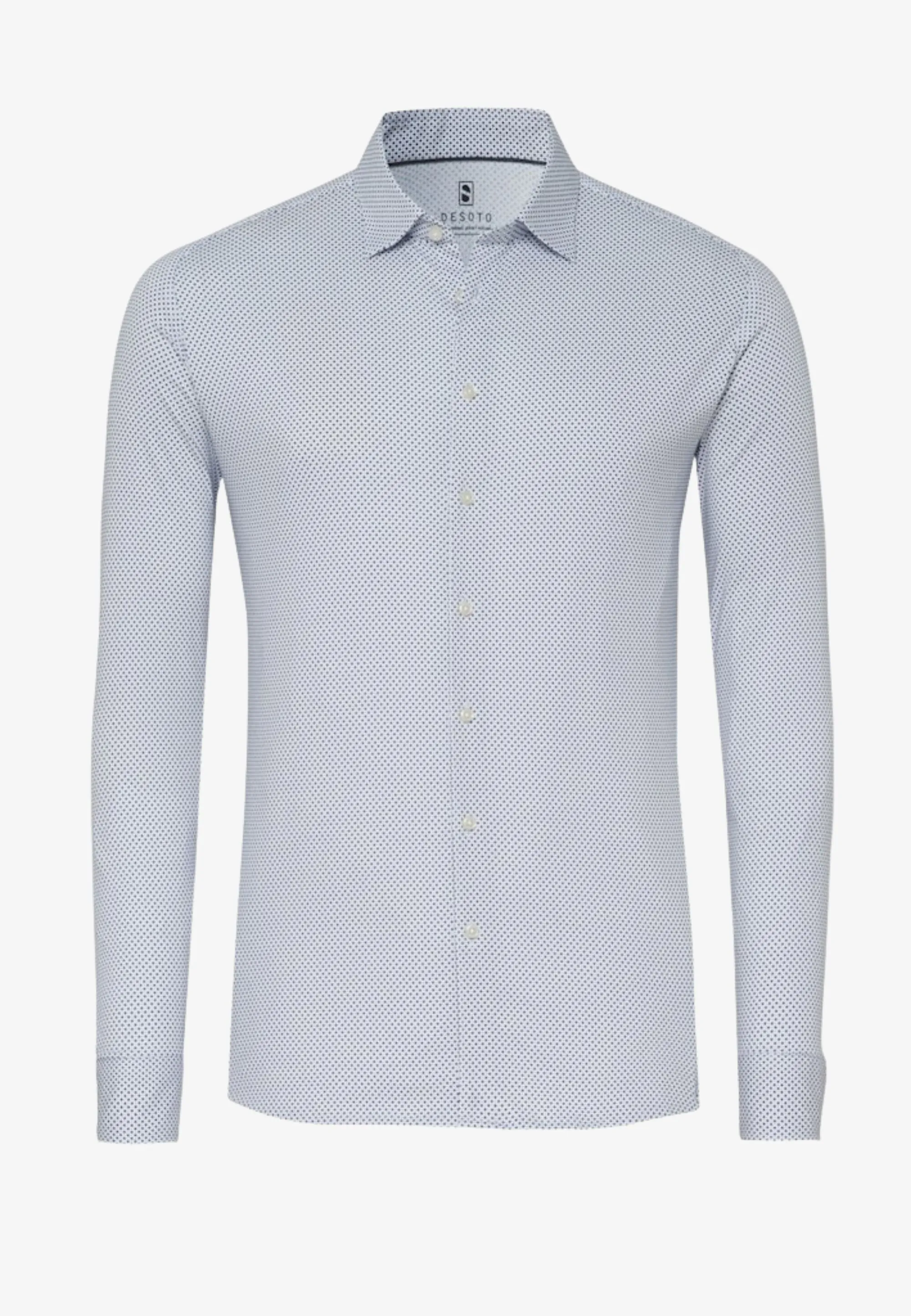 KOSZULA MĘSKA W SZEROKIE PASY Z DŁUGIM RĘKAWEM DESOTO 92128-3