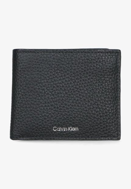 SKÓRZANY PORTFEL MĘSKI SKŁADANY NA PÓŁ RFID CALVIN KLEIN LV04D1138GC