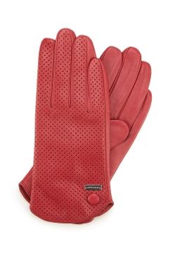 DAMSKIE RĘKAWICZKI SKÓRZANE DZIURKOWANE WITTCHEN 45-6-522-2T