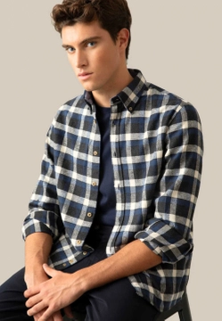 KOSZULA MĘSKA Z DŁUGIM RĘKAWEM W KRATĘ ASCOT SPORT 15828205