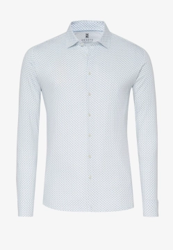 KOSZULA MĘSKA W PASKI Z DŁUGIM RĘKAWEM DESOTO 92028-3