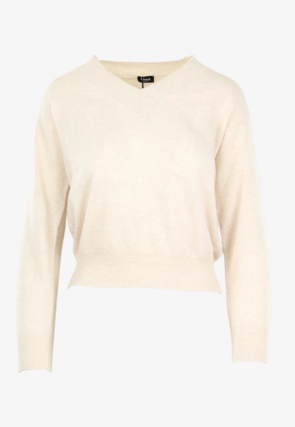 SWETER DAMSKI Z DOMIESZKĄ WEŁNY WISKOZAY I KASZMIRU EMME MARELLA DIMITRI