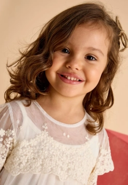 SUKIENKA TIULOWA Z HAFTEM MAYORAL 3909