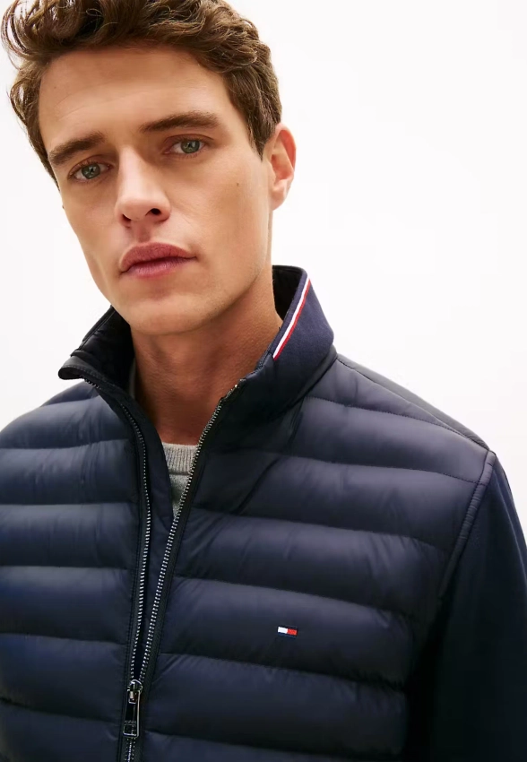 BLUZA MĘSKA Z PIKOWANY PRZODEM TOMMY HILFIGER MW0MW41329