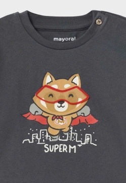 T-SHIRT NIEMOWLĘCY Z DŁUGIM RĘKAWEM MAYORAL 2025