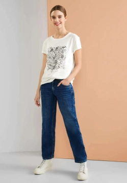 T-SHIRT DAMSKI OZDOBIONY CEKINAMI STREET ONE 3 319437