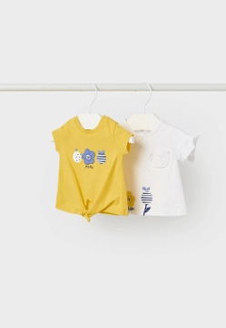 ZESTAW 2 KOSZULEK NIEMOWLECYCH MAYORAL 1097