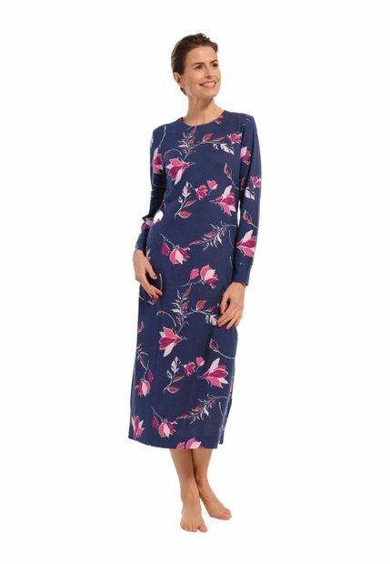 KOSZULA NOCNA DAMSKA Z DŁUGIM RĘKAWEM PASTUNETTE 10232-100-3
