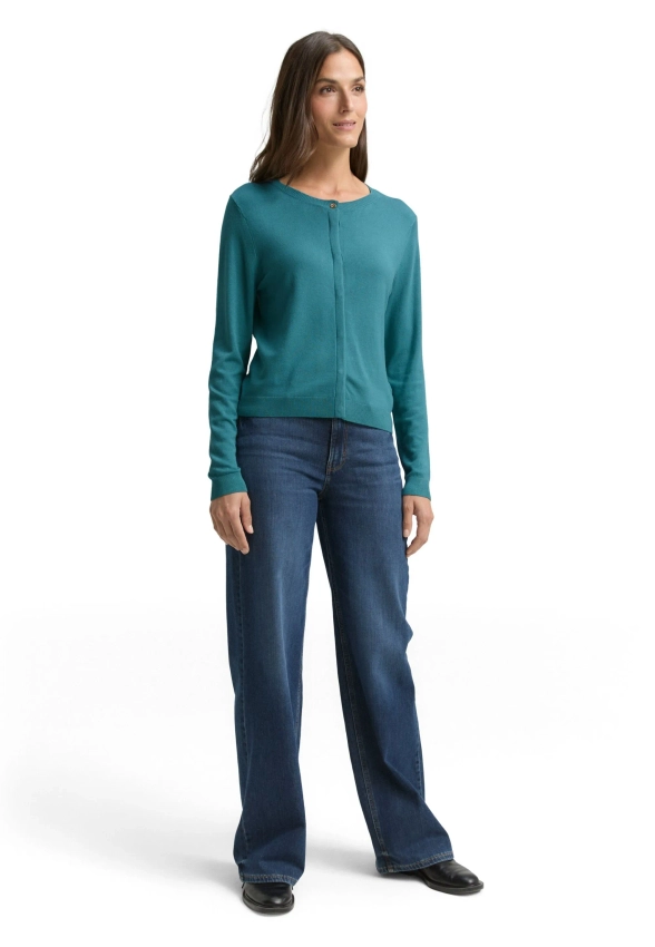 SWETER DAMSKI ZAPINANY NA GUZIKI Z WISKOZY TOM TAILOR 1049127