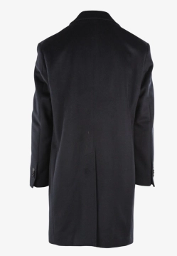 WEŁNIANY JEDNORZĘDOWY PŁASZCZ MĘSKI Z DOMIESZKĄ WEŁNY BUGATTI 821300 84240