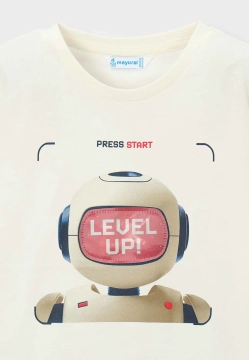 T-SHIRT CHŁOPIĘCY Z NADRUKIEM MAYORAL 3065