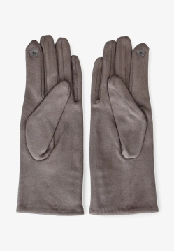 RĘKAWICZKI DAMSKIE Z WISKOZY Z OZDOBNYMI GUZIKAMI YINH1303