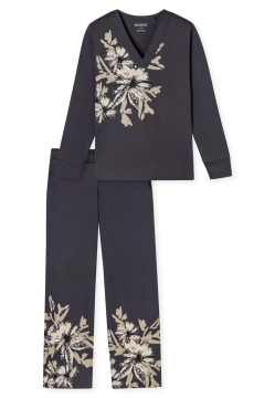 PIŻAMA DAMSKA Z KWIATOWYM WZOREM SCHIESSER 183063