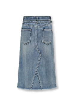 SPÓDNICA JEANSOWA DZIEWCZĘCA Z ROZCIĘCIEM ONLY 15328515