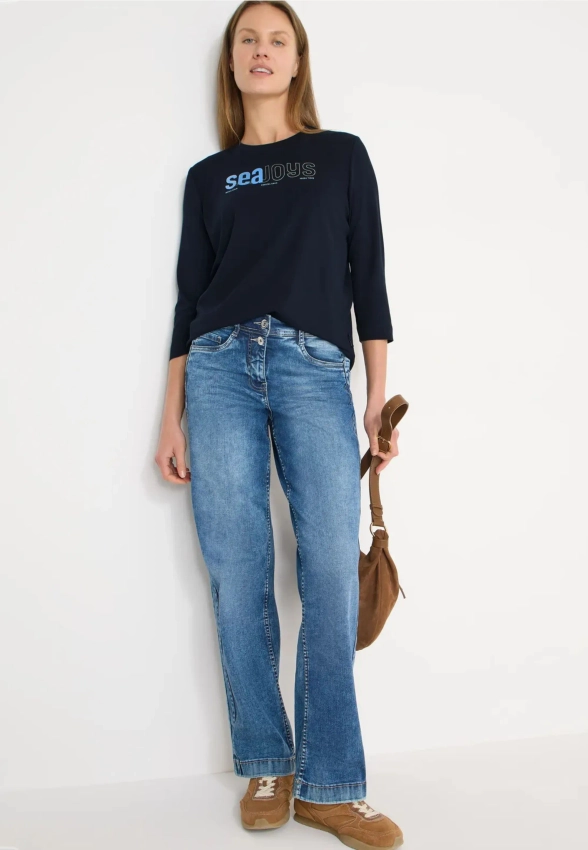 T-SHIRT DAMSKI Z NADRUKIEM CECIL 1 324549