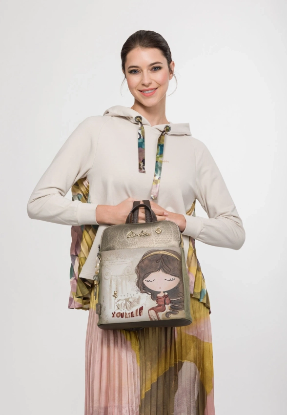 PLECAK DAMSKI DWUKOMOROWY ANEKKE MUSE 42705-073