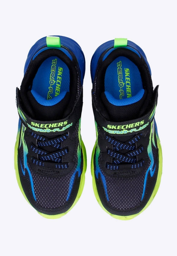 SNEAKERSY CHŁOPIĘCE ZE ŚWIATEŁKAMI Z KOLEKCJI SKECHERS 400103LBBLM