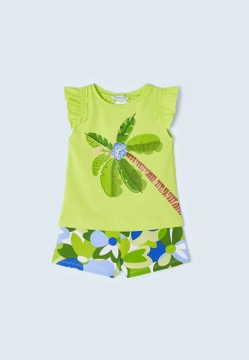 KOMPLET 2-CZĘŚCIOWY DZIEWCZĘCY Z BAWEŁNY MAYORAL 3215