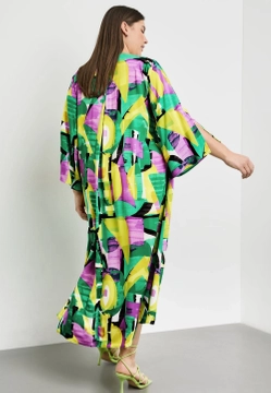 KOLOROWA SUKIENKA DAMSKA MAXI SAMOON 480024-21064
