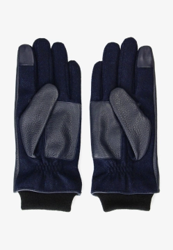 SKÓRZANE RĘKAWICZKI MĘSKIE Z DODATKIEM WEŁNY TOMMY HILFIGER AM0AM13602C