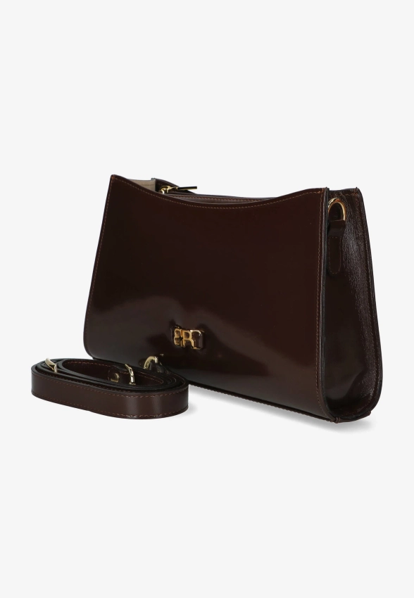 SKÓRZANA TOREBKA DAMSKA BRUNATE ST400