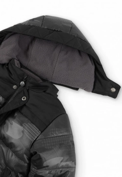 KURTKA CHŁOPIĘCA Z ODPINANYM KAPTUREM BOBOLI 345114