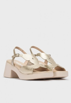 SKÓRZANE SANDAŁY DAMSKIE WONDERS D-1012