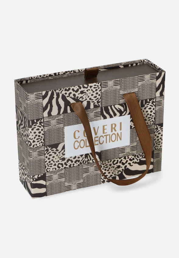 SZAL DAMSKI Z WZOREM W SERDUSZKA COVERI COLLECTION 252102