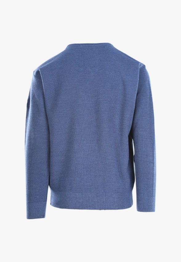 SWETER MĘSKI Z DOMIESZKĄ WEŁNY SAIL EXP 7051