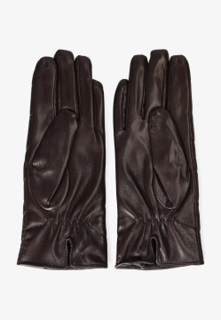 PIKOWANE RĘKAWICZKI DAMSKIE Z MIĘKKIEJ SKÓRY EKOLOGICZNEJ DIANA & CO FIRENZE DND8636