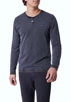 T-SHIRT MĘSKI Z DŁUGIM RĘKAWEM PIONIEER P1 60100 0000