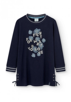 SUKIENKA DZIEWCZĘCA Z OZDOBNYM WIĄZANIEM BOBOLI 455082