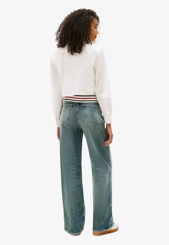 KRÓTKA KOSZULA DAMSKA TOMMY JEANS DW0DW21400
