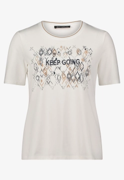 T-SHIRT DAMSKI Z KRÓTKIM RĘKAWEM BETTY BARCLAY 2727 1092