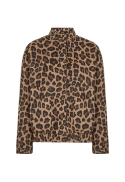 KURTKA DAMSKA W PANTERKĘ SOYACONCEPT 41274